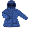 Куртка Snowimage удлиненная с капюшоном и цветочками (SICY-G107-122G-blue)