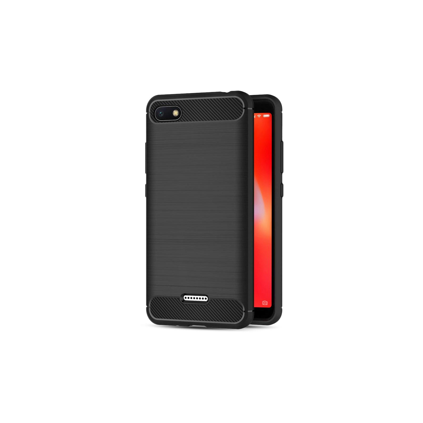 Чехол для мобильного телефона Laudtec для Xiaomi Redmi 6A Carbon Fiber (Black) (LT-R6AB) изображение 2