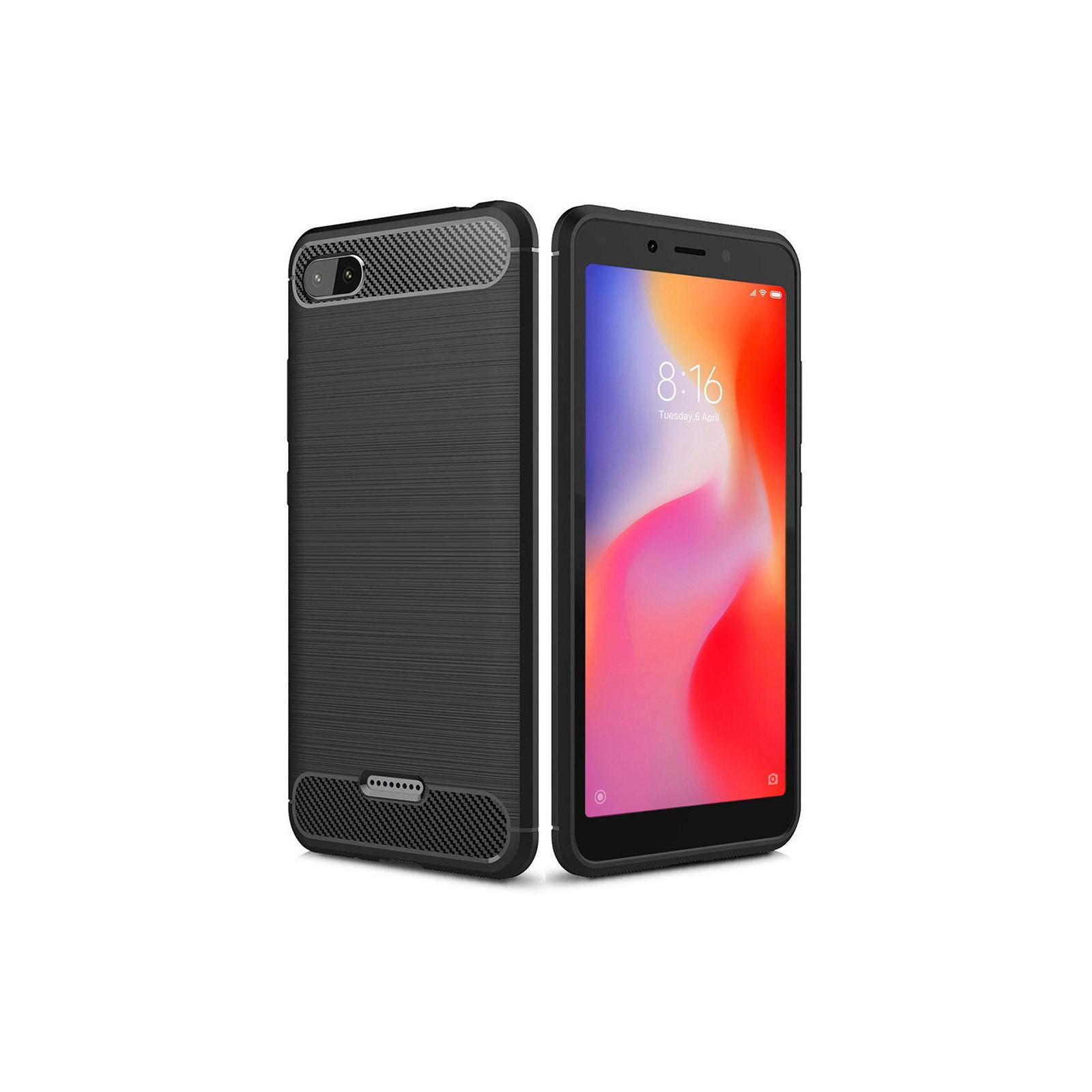 Чехол для мобильного телефона Laudtec для Xiaomi Redmi 6A Carbon Fiber (Black) (LT-R6AB) изображение 3