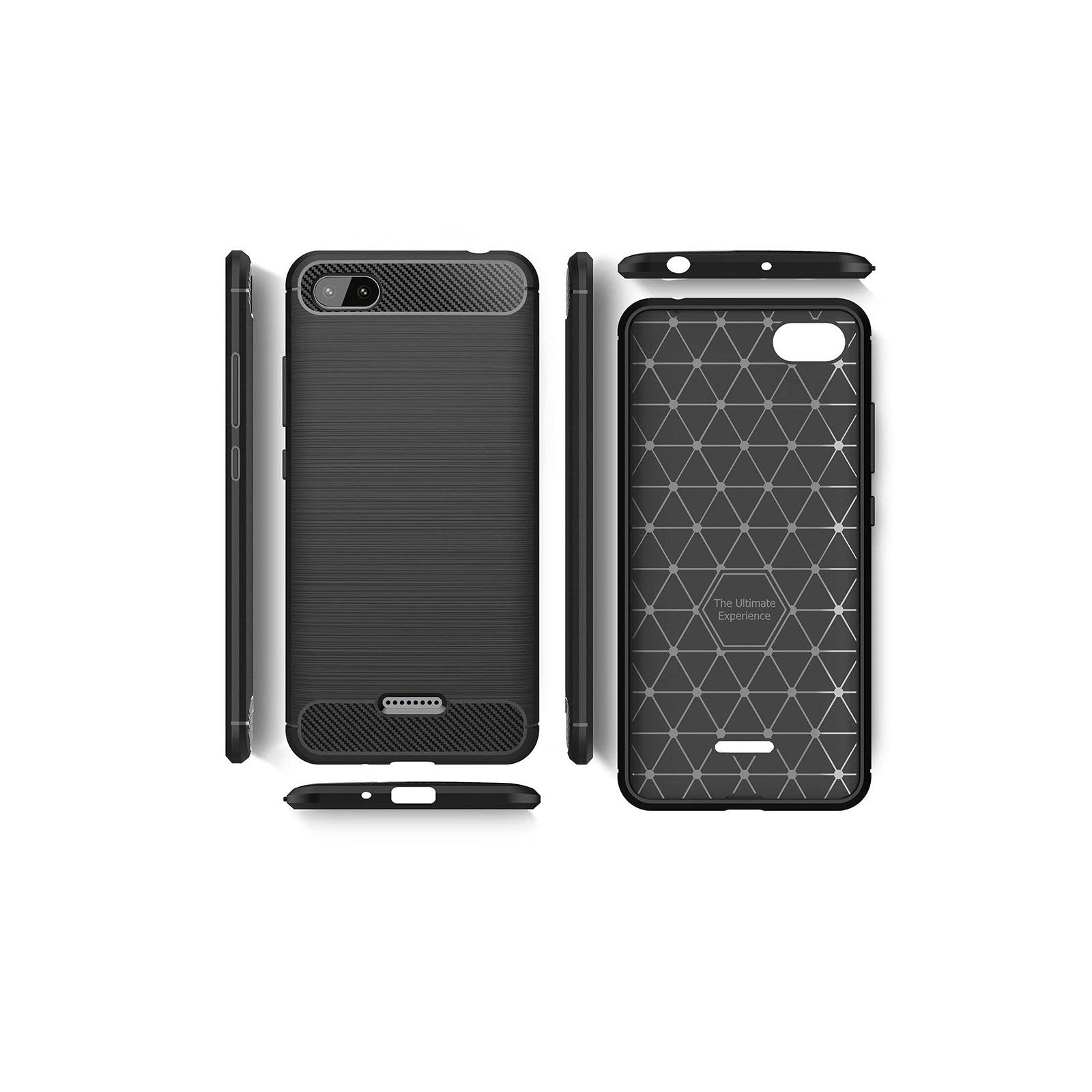 Чехол для мобильного телефона Laudtec для Xiaomi Redmi 6A Carbon Fiber (Black) (LT-R6AB) изображение 4
