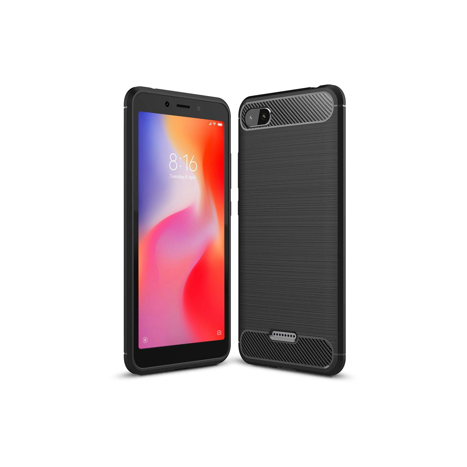 Чехол для мобильного телефона Laudtec для Xiaomi Redmi 6A Carbon Fiber (Black) (LT-R6AB)