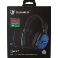 Наушники Sades Dpower Black/Blue (SA722-B-BL) изображение 9