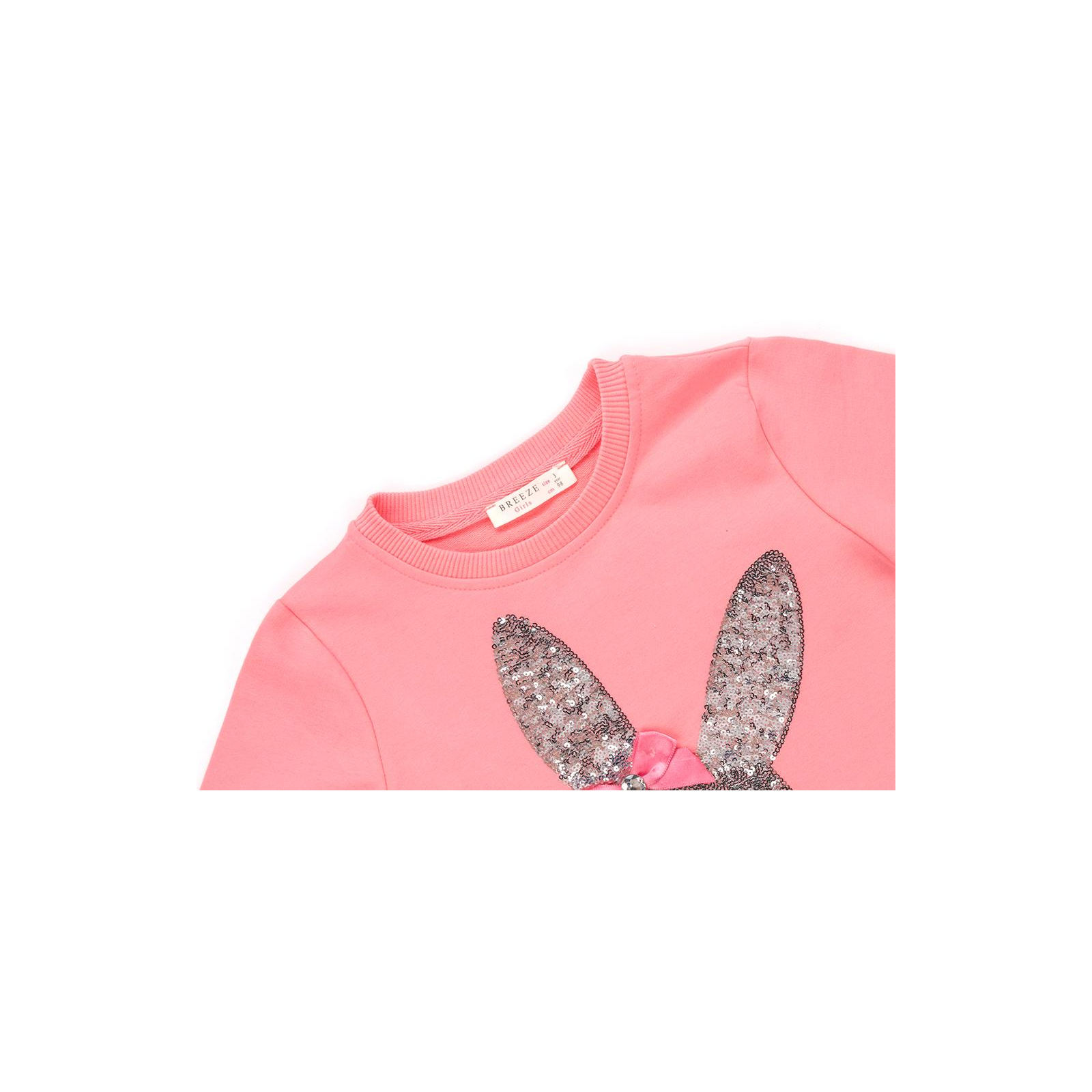 Набір дитячого одягу Breeze з зайчиком з паєток (11425-104G-peach) зображення 7