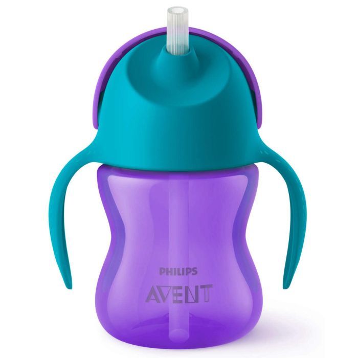 Поїльник-непроливайка Philips AVENT з трубочкою 210 мл 9 міс+, синій (SCF796/01) зображення 2
