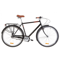 Велосипед Dorozhnik 28" COMFORT MALE PH рама-22" 2019 черный с багажником (OPS-D-28-136)