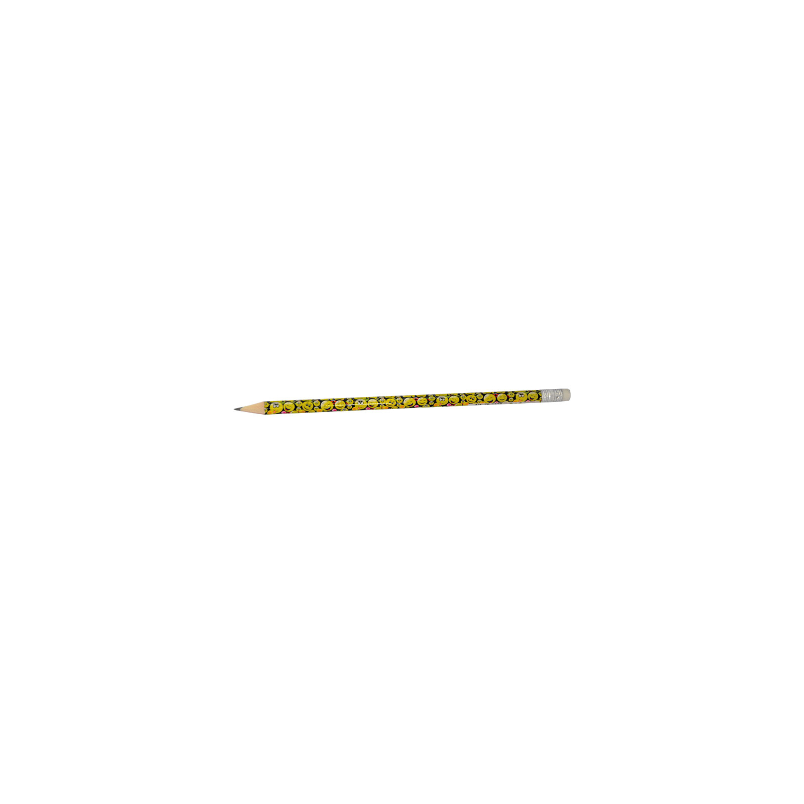 Олівець графітний ZiBi HB, with eraser, EMOTIONS, SET 5шт, blіster (ZB.2308-5) зображення 2