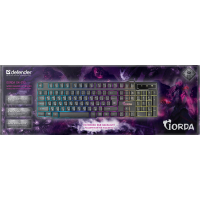 Клавиатура Defender Gorda GK-210L RU RGB (45210) изображение 3