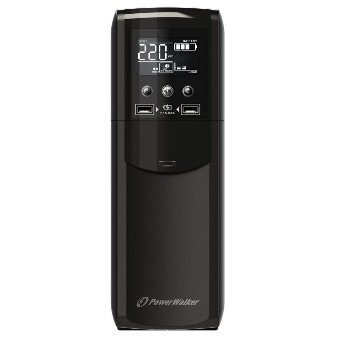 Пристрій безперебійного живлення PowerWalker VI 1500 CSW IEC (10121124) зображення 2