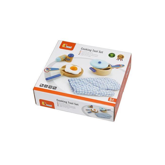 Игровой набор Viga Toys Маленький повар, голубой (50115)