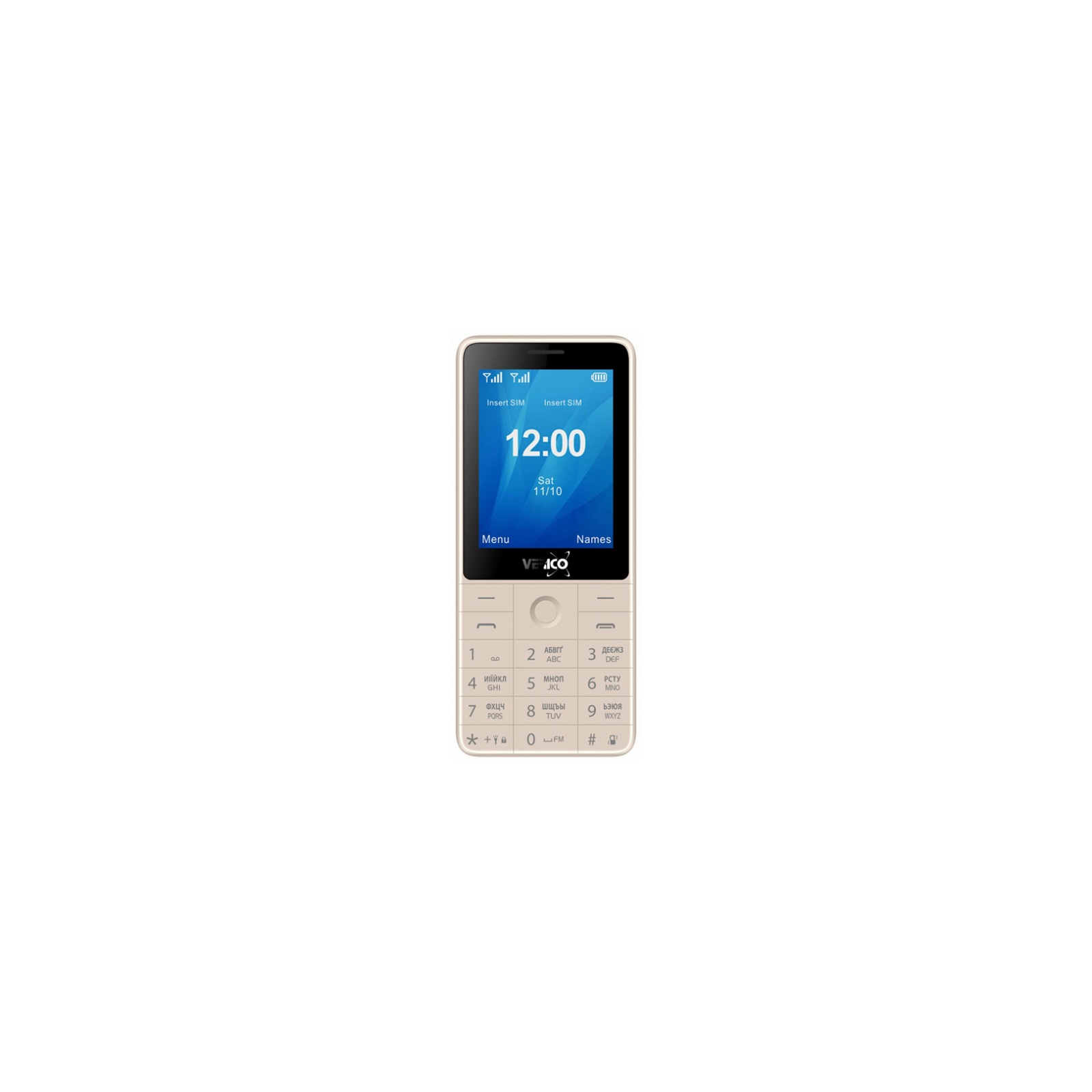 Мобільний телефон Verico Qin S282 Black (4713095606748)