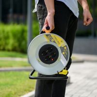 Мережевий подовжувач 2E катушка 4 роз., 50 м (2E-U04REM50M) зображення 8