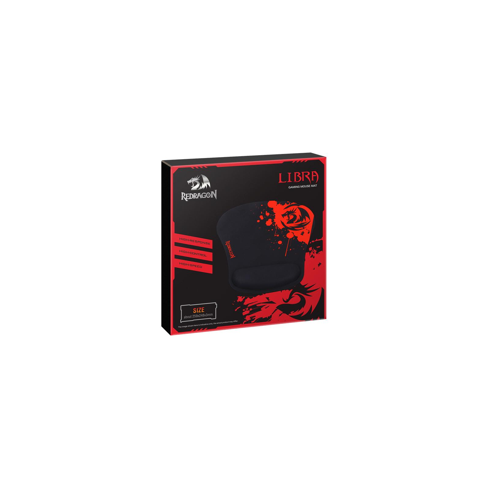Коврик для мышки Redragon Libra Speed Black-Red (78305) изображение 5