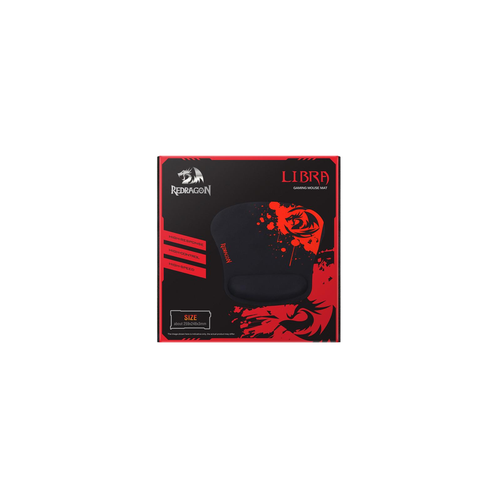 Килимок для мишки Redragon Libra Speed Black-Red (78305) зображення 6