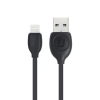 Дата кабель USB 2.0 AM to Lightning 1.0m Black Ergo (LI97) изображение 3