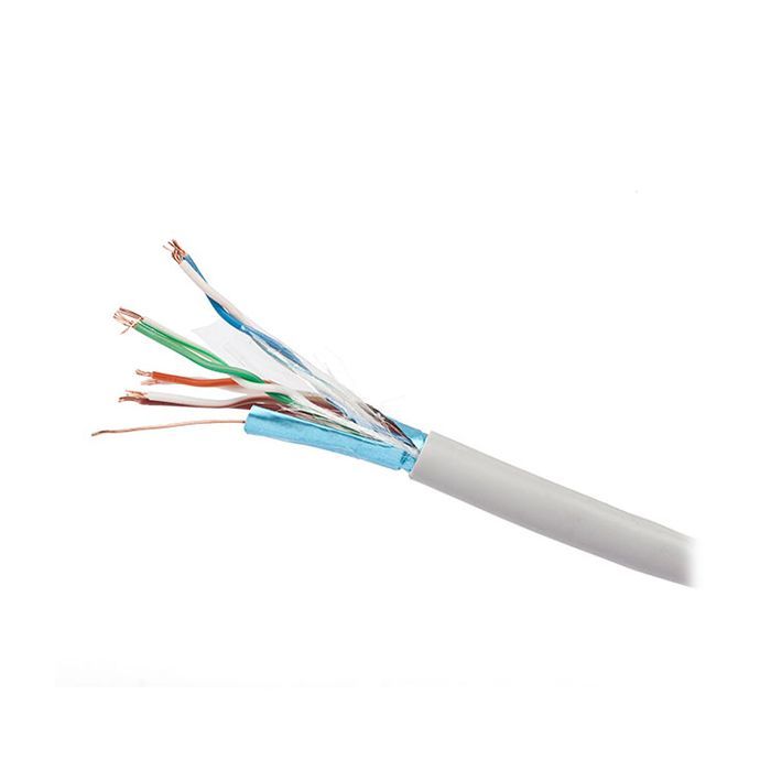 Кабель сетевой Kingda UTP 305м, cat 5e, CCA, 4 pairs, 24AWG, PVC, grey (KDUT8001-CCA)