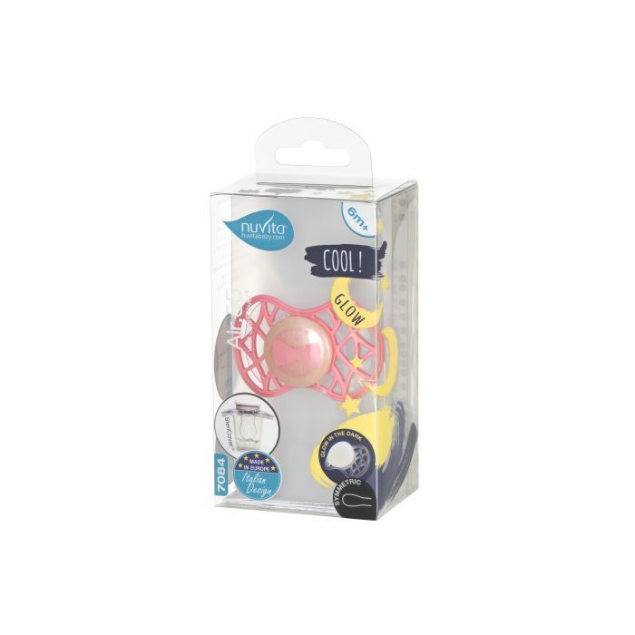 Пустушка Nuvita Air55 Cool 6m+ симетрична (світиться в темряві) (NV7085GM) зображення 3
