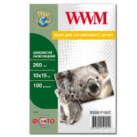 Photos - Office Paper WWM Фотопапір  10x15  SS260.F100/C (SS260.F100/C)