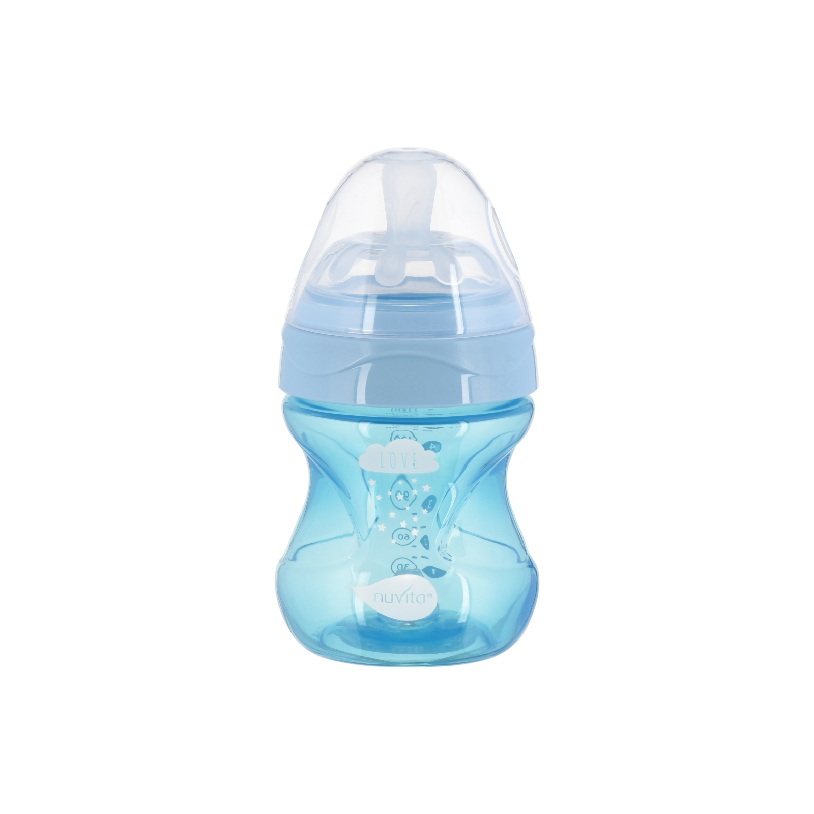 Бутылочка для кормления Nuvita Mimic Cool 150 мл темно-синяя (NV6012NIGHTBLUE)