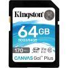 Карта памяти Kingston 64GB SDXC class 10 UHS-I U3 Canvas Go Plus (SDG3/64GB)