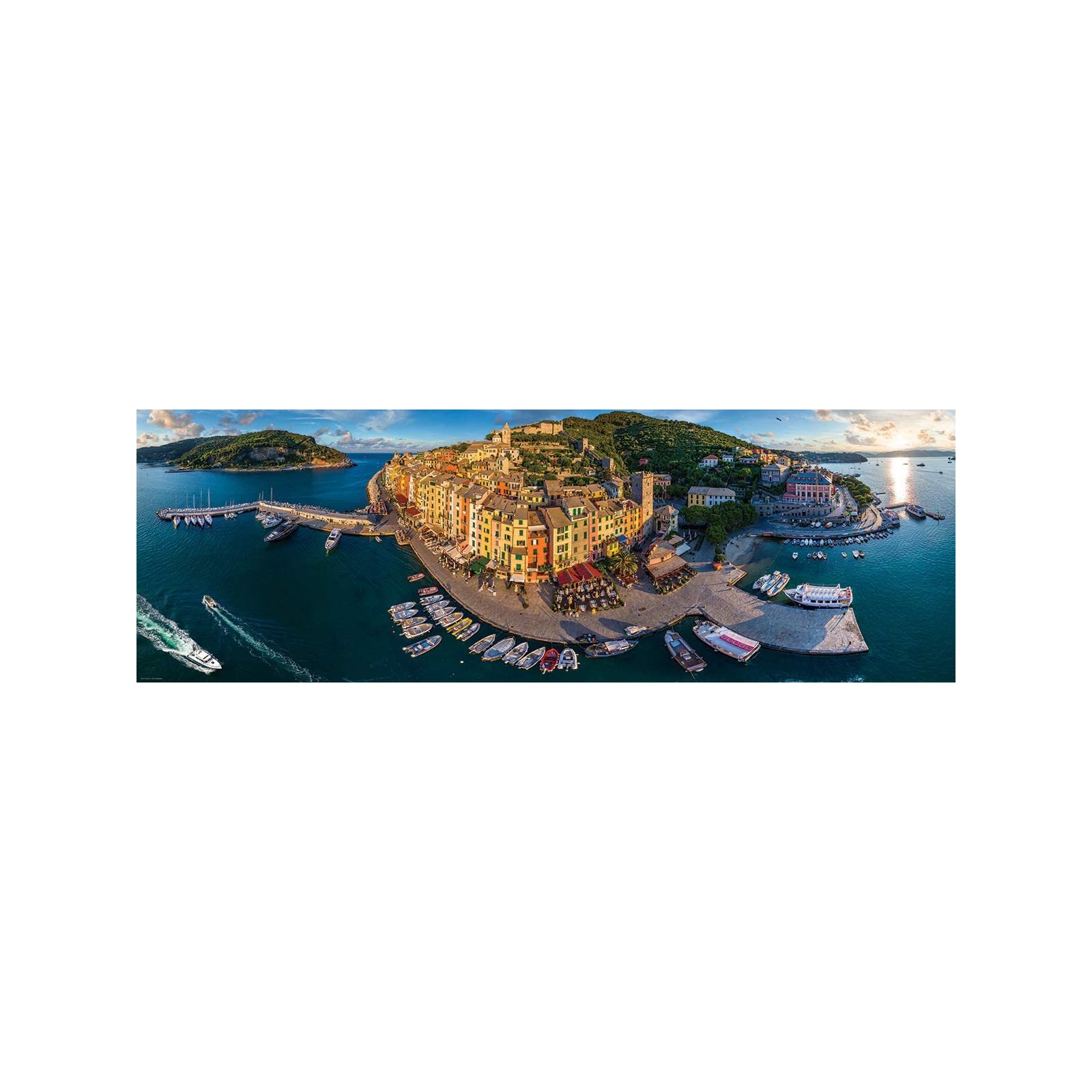 Пазл Eurographics Портовенере, Италия, 1000 элементов панорамный (6010-5302) изображение 2