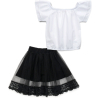 Набор детской одежды H.A блуза с юбкой (287-116G-white)