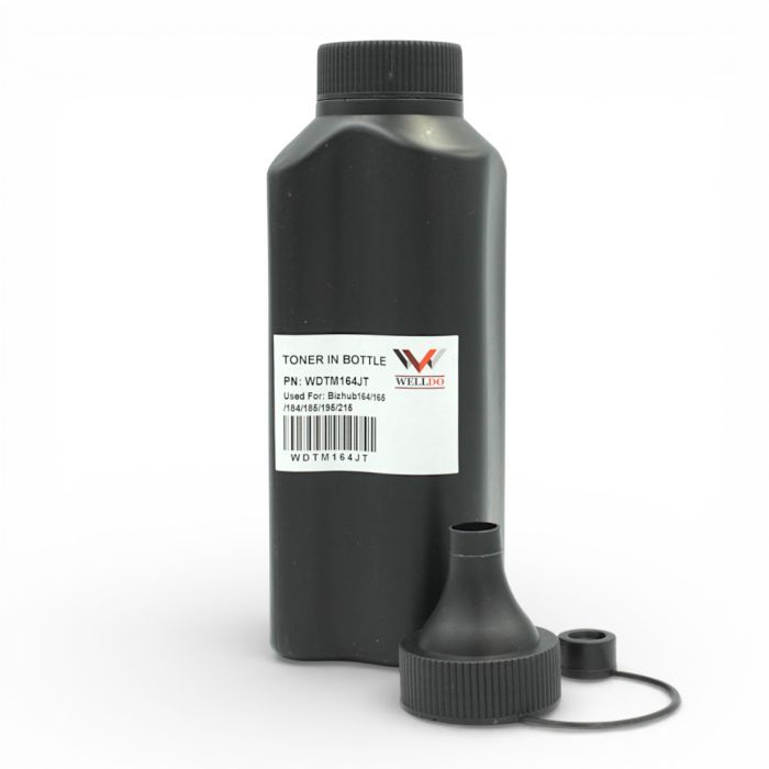 Тонер Konica Minolta Bizhub 164/165/184 TOMOEGAWA, 340г Welldo (WDTM164JT)