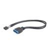 Кабель для передачі даних Cablexpert internal USB2.0 to USB3.0 0.15m (CC-U3U2-01) зображення 2