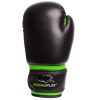 Боксерские перчатки PowerPlay 3004 JR 8oz Black/Green (PP_3004JR_8oz_Black/Green) изображение 3