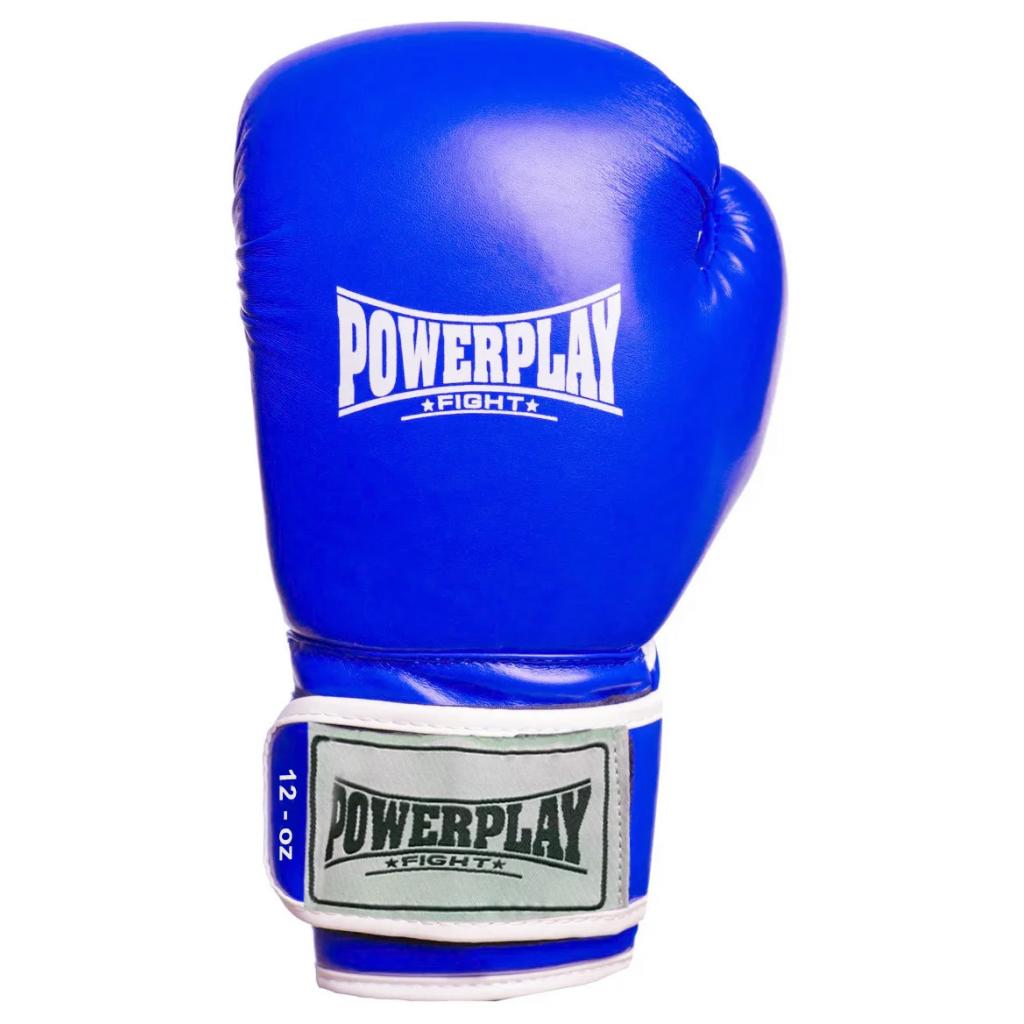 Боксерські рукавички PowerPlay 3019 16oz Blue (PP_3019_16oz_Blue) зображення 3