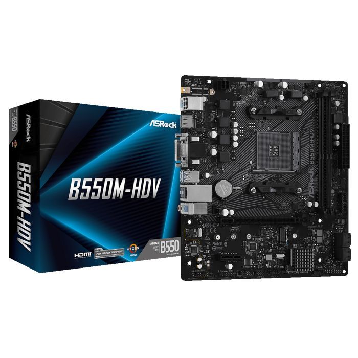 Материнская плата ASRock B550M-HDV изображение 2