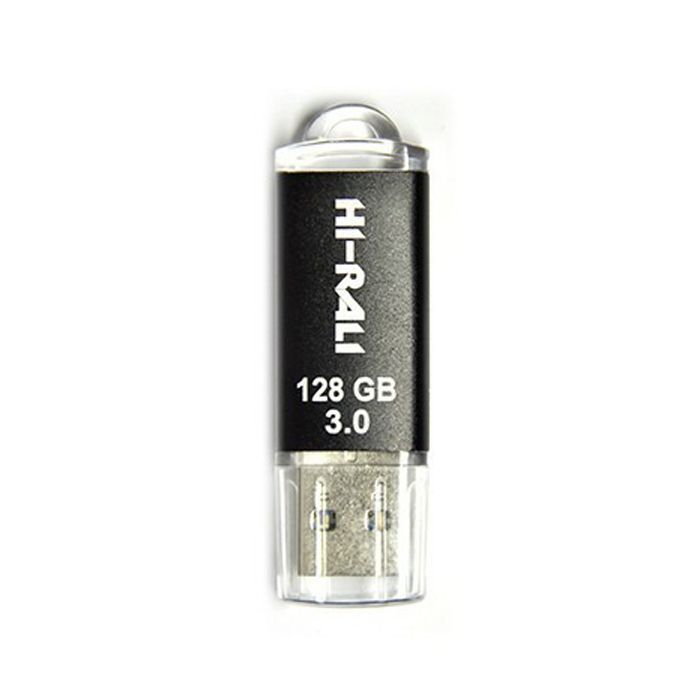 USB флеш накопитель Hi-Rali 128GB Rocket Series Black USB 3.0 (HI-128GBVC3BK)