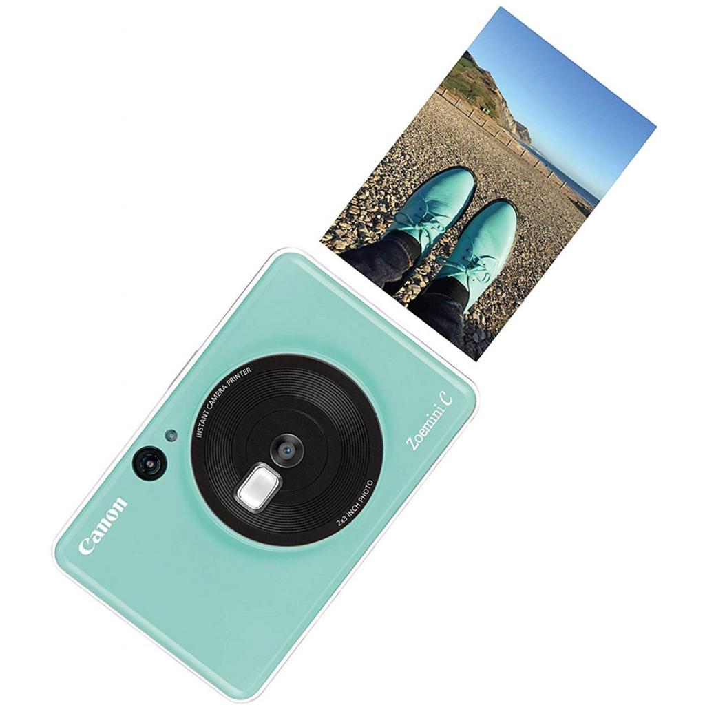 Камера миттєвого друку Canon ZOEMINI C CV123 Mint Green + 30 Zink PhotoPaper (3884C032) зображення 5