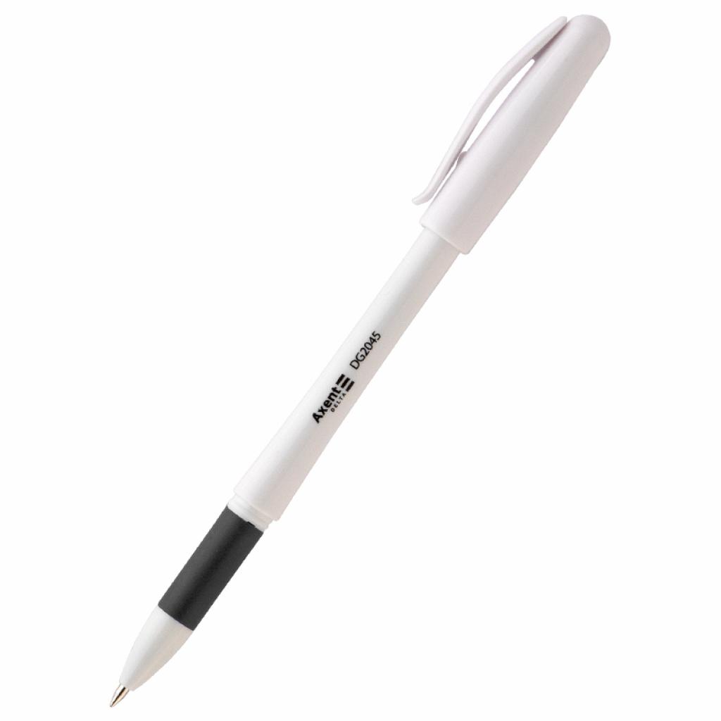 Ручка гелевая Delta by Axent DG 2045, черная (DG2045-01)