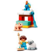 Конструктор LEGO Duplo Фермерский трактор, домик и животные (10952) изображение 6
