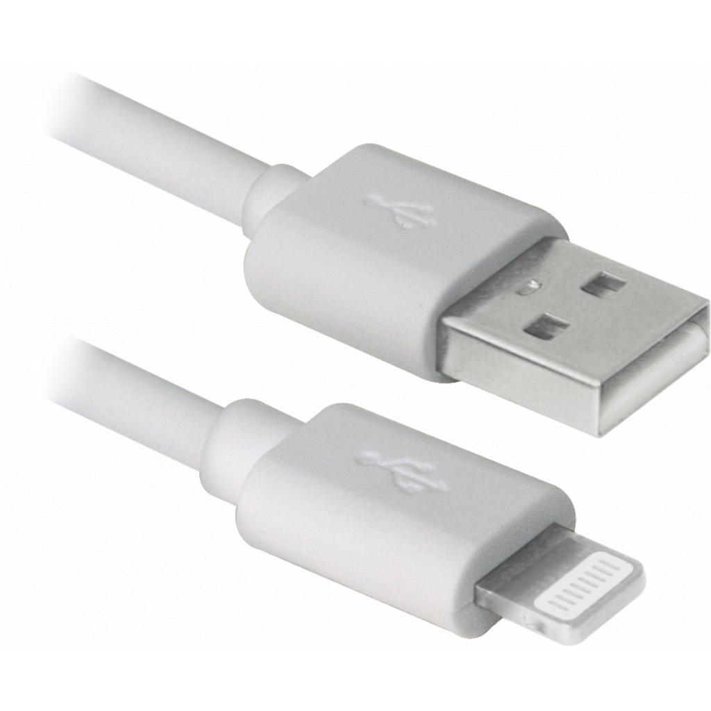 Дата кабель USB-C to Lightning 2.0m MFI TPE White REAL-EL (EL123500058)