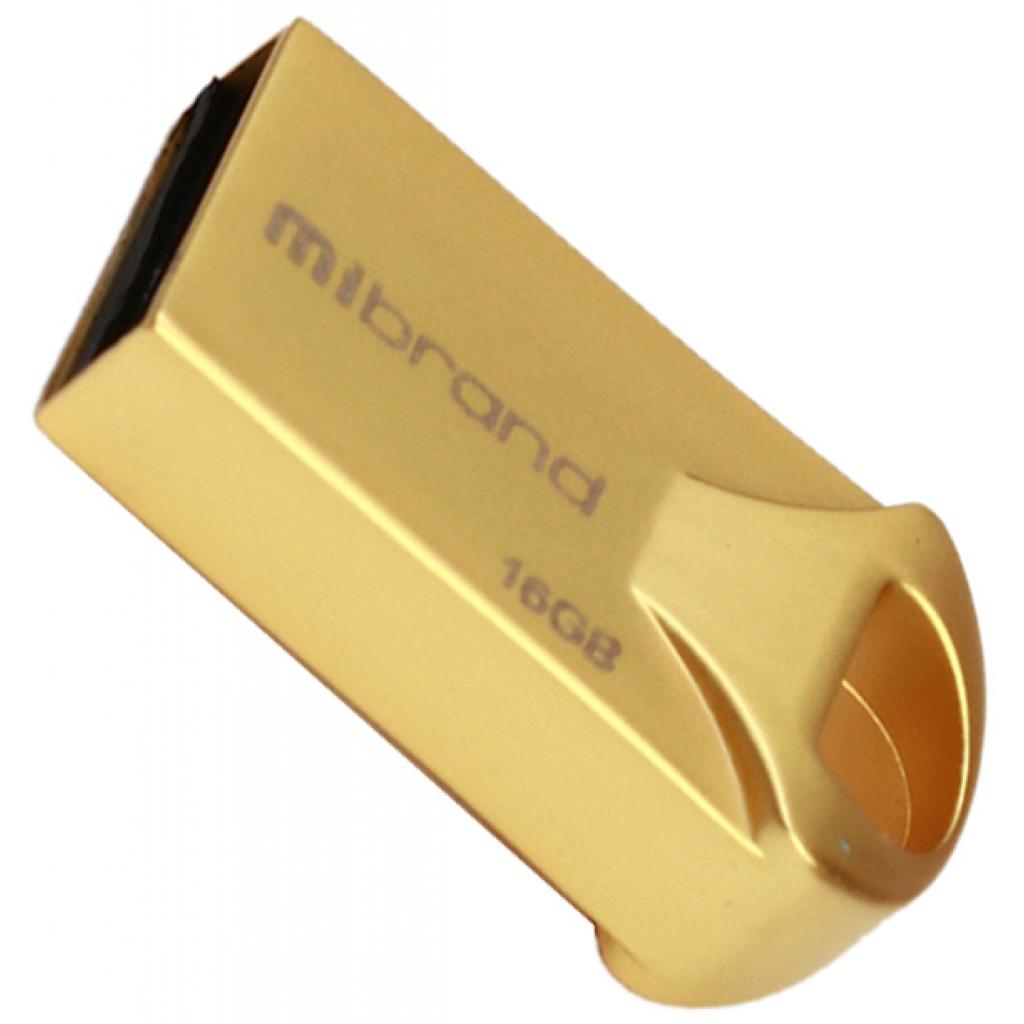 USB флеш накопитель Mibrand 32GB Hawk Gold USB 2.0 (MI2.0/HA32M1G)