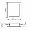 Світильник Videx LED 22W 5000K 220V (VL-DLBS-225) зображення 5