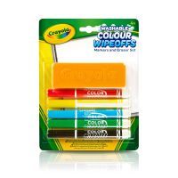 Фломастеры Crayola Набор Washable для сухого стирания с щеткой 5 шт (256417.012)