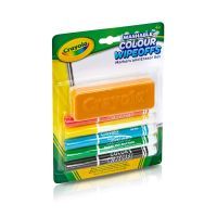 Фломастеры Crayola Набор Washable для сухого стирания с щеткой 5 шт (256417.012) изображение 5