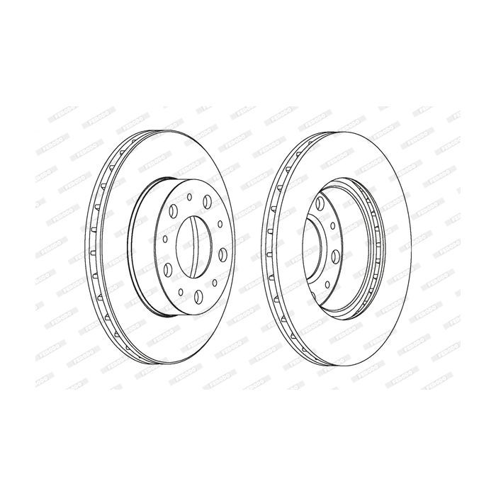 Тормозной диск FERODO DDF1171