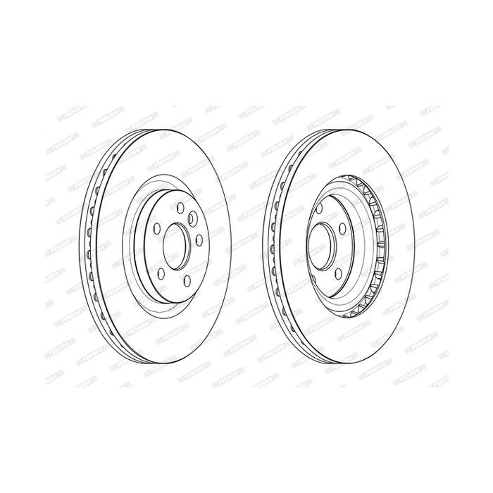 Тормозной диск FERODO DDF2632C-1
