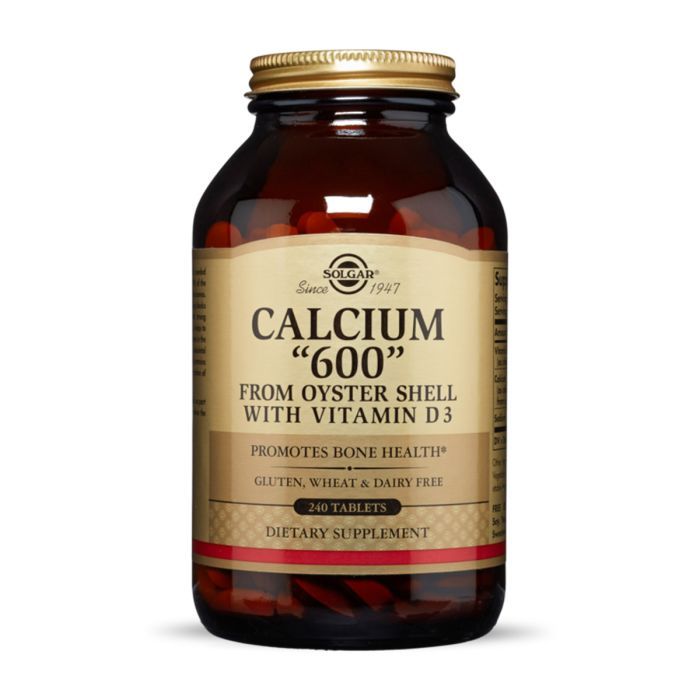 Мінерали Solgar Кальцій 600, Calcium 600, 240 таблеток (SOL-00417)