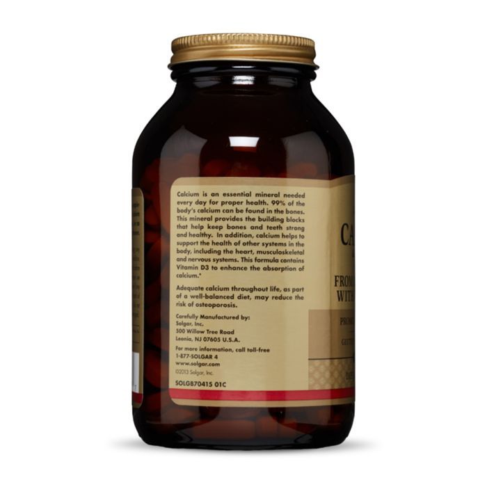 Мінерали Solgar Кальцій 600, Calcium 600, 240 таблеток (SOL-00417) зображення 2