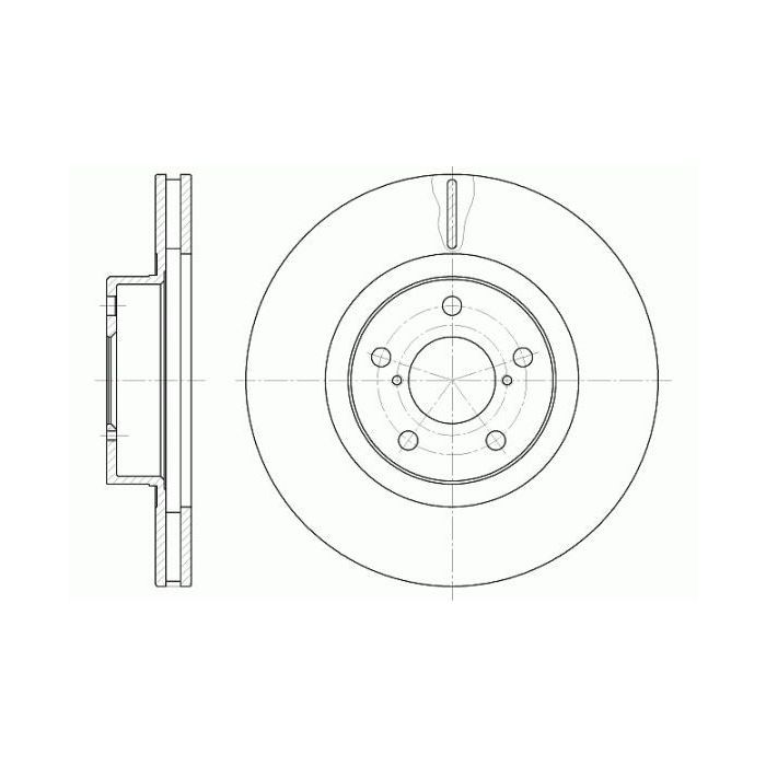 Гальмівний диск REMSA 6715.10