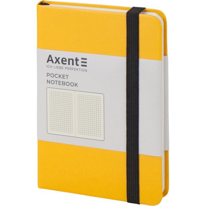 Книга записна Axent Partner 95х140 мм в клітку 96 аркушів Жовта (8301-08-A) зображення 2