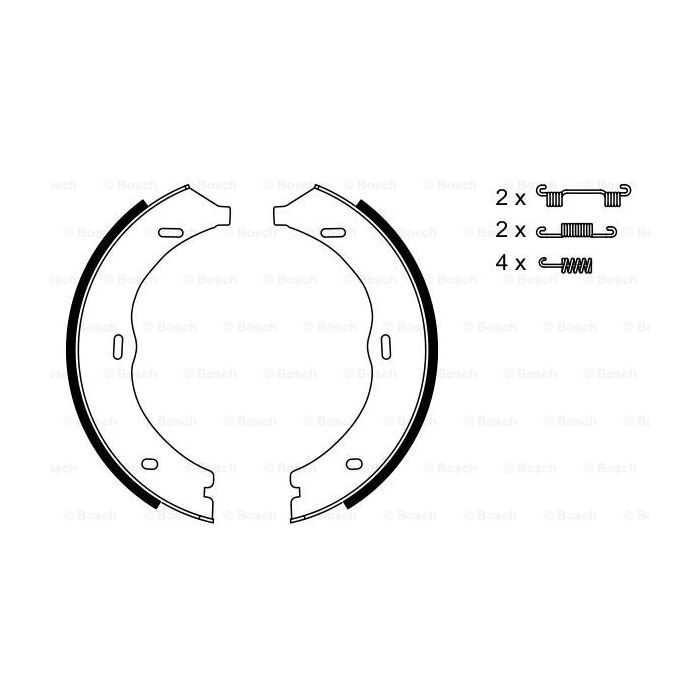 Гальмівні колодки Bosch 0 986 487 718 зображення 5