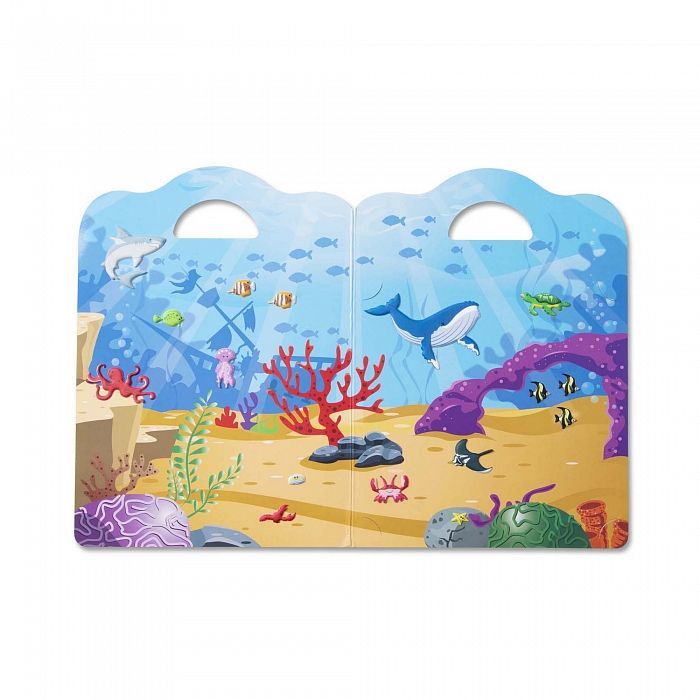 Набір для творчості Melissa&Doug об'ємні багаторазові наліпки Океан (MD30520) зображення 5