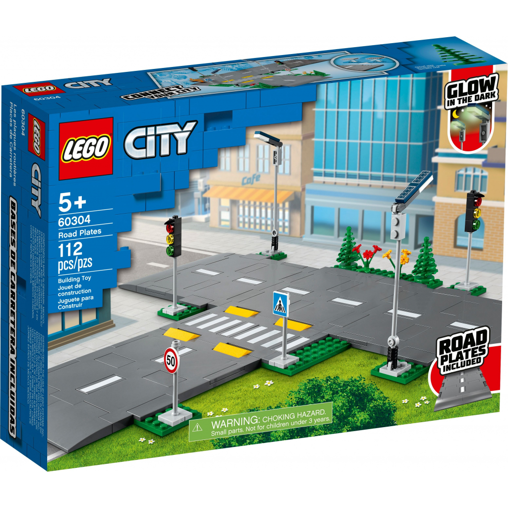 Конструктор LEGO City Town Дорожні плити 112 деталей (60304)