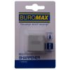 Точилка Buromax CUBE RUBBER TOUCH пластиковий корпус контейнер (BM.4757-1)