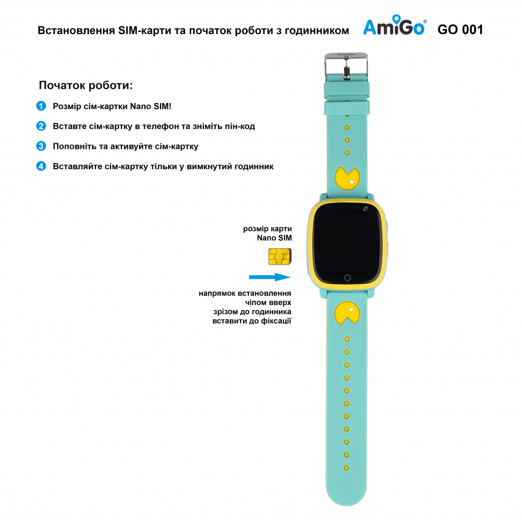 Смарт-часы Amigo GO001 iP67 Blue (458091) изображение 9